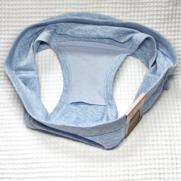 NWT Saint Eve Heather Light Blue Soft Cotton Hipster Panties Underwear Small - Picture 5 of 8